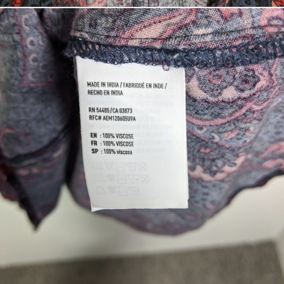 American Eagle AE Cut Out Floral Boho Mini Dress - Picture 4 of 5